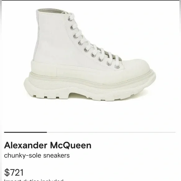 Alexander McQueen | Shoes | Alexander Mcqueen Tread Slick High Top